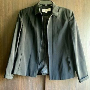 Larry Levine Suits Black Blazer